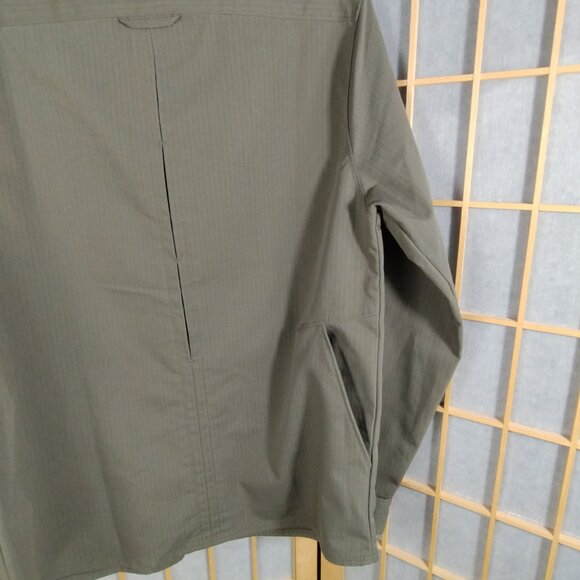 Off The Grid Thunderbolt Button Down Shirt Army Green Size M - Picture 3 of 10
